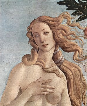Geburt der Venus Detail 3 Kunstdruck