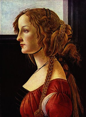 Portrait der Simonetta Vespucci Kunstdruck