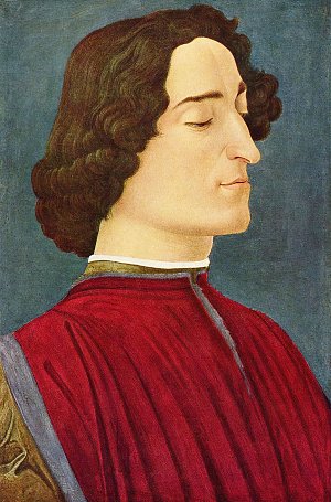 Portrait des Guiliano de Medici Kunstdruck