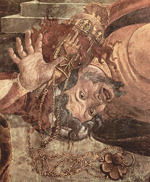 Sixtinische Kapelle Bestrafung der Leviter Kunstdruck
