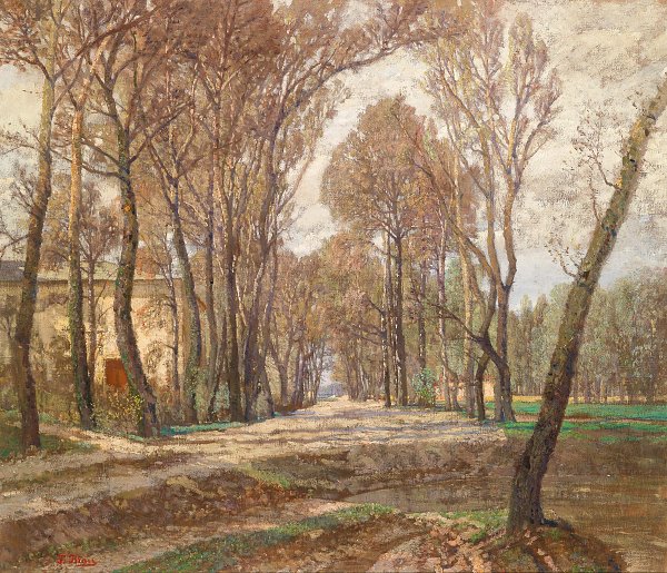 Beim Atelier der Künstlerin
