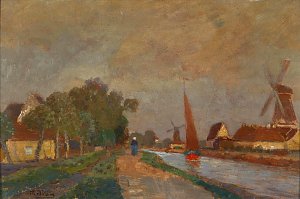 Motiv auf Franeker Kunstdruck