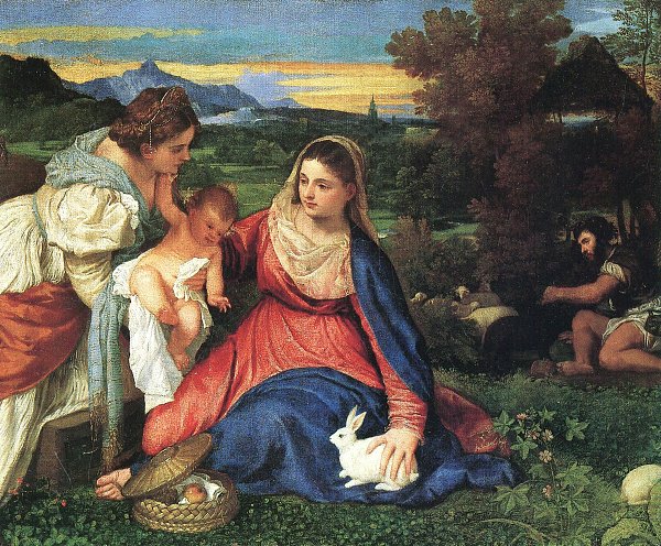Madonna mit dem Kaninchen