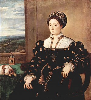 Portrait der Eleonora Gonzaga Kunstdruck