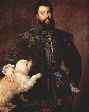 Portrait des Frederico II Gonzaga Kunstdruck