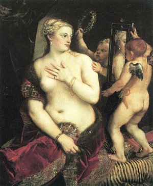 Venus bei der Toilette Kunstdruck