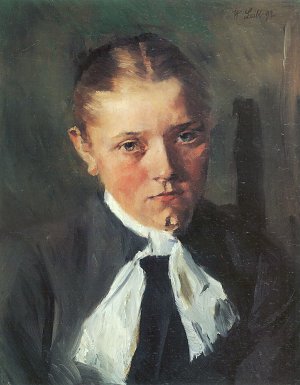 Bauernmädchen Kunstdruck