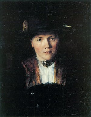 Bayerisches Mädchen Kunstdruck