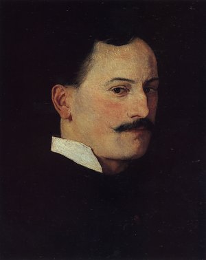 Bildnis des Malers Bodenstein Kunstdruck