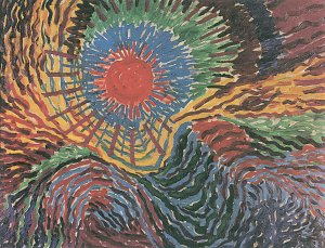 Astrale Komposition Kunstdruck