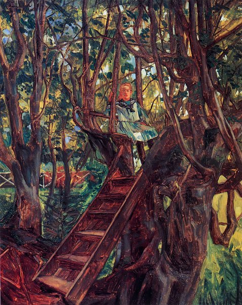 Mädchen im Baum
