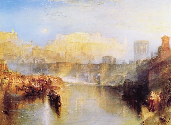 Altes Rom; Agrippina landet mit der Asche von Germanicus