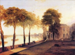 Der Sitz von William Moffatt Esq bei Mortlake Ein Fruehsommermorgen Kunstdruck