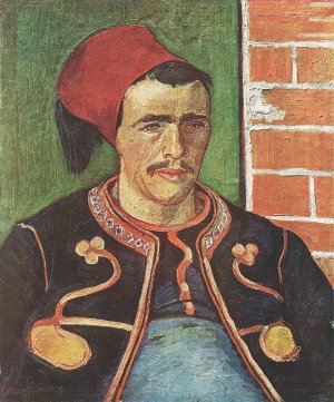 Der Zuave Halbfigur Kunstdruck