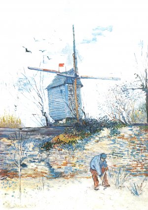 Le Moulin de la Galette 3 Kunstdruck