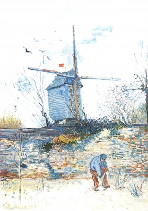 Le Moulin de la Galette 3 Kunstdruck