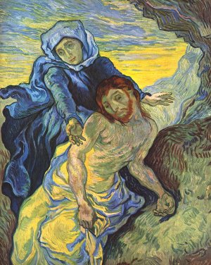 Pieta nach Delacroix Kunstdruck