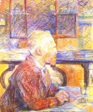 Portrait des Vincent van Gogh Kunstdruck