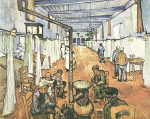 Schlafsaal im Hospital in Arles Kunstdruck