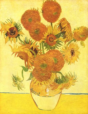 Stillleben mit Sonnenblumen 1 Kunstdruck