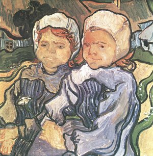 Zwei Kinder 2 Kunstdruck