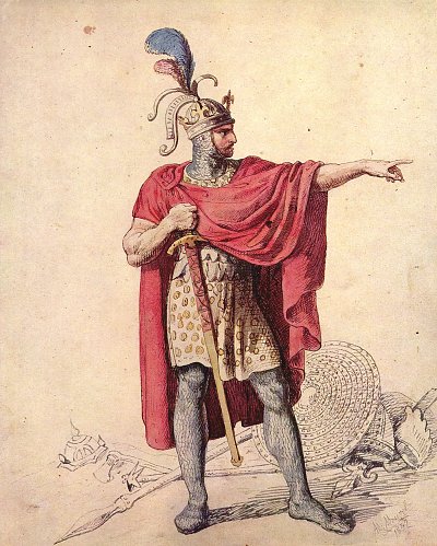 Alfred der Grosse von Adolf Menzel als Kunstdruck auf Leinwand