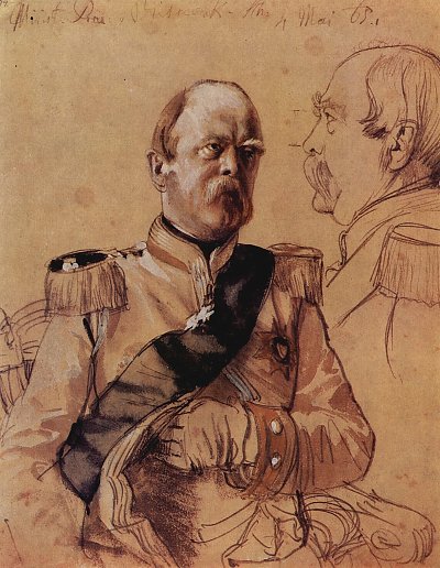 Studie zum Kroenungsbild Wilhelm I 11 von Adolf Menzel als Kunstdruck auf Leinwand