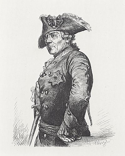 Friedrich der Grosse Kunstdruck