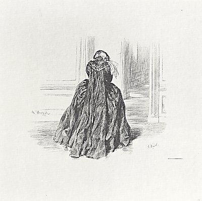 Illustration zu den »Werken Friedrichs des Großen« [4] von Adolf Menzel/Zeichnungen als Kunstdruck auf Leinwand