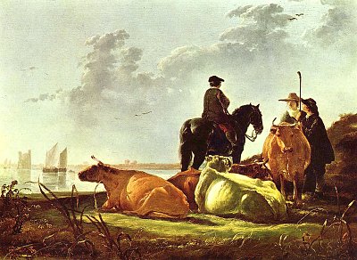 Aelbert Cuyp Viehweide von Aelbert Cuyp als Kunstdruck auf Leinwand