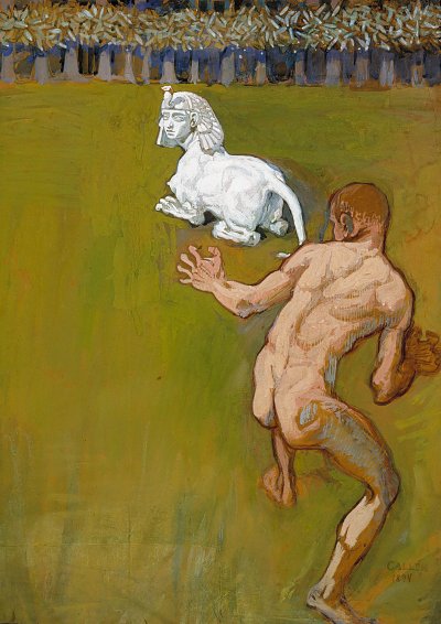 Conceptio artis von Akseli Gallen Kallela als Kunstdruck auf Leinwand