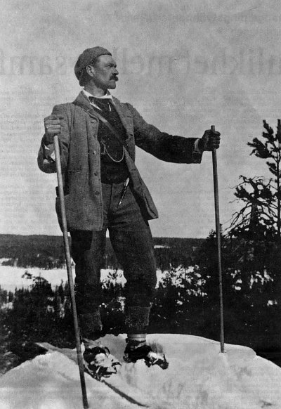 Photographic self portrait von Akseli Gallen Kallela als Kunstdruck auf Leinwand