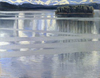 See Keitele von Akseli Gallen Kallela als Kunstdruck auf Leinwand