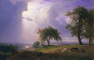 Kalifornische Quellen von Albert-Bierstadt als Kunstdruck auf Leinwand