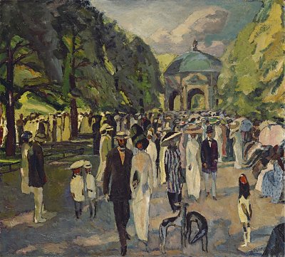 Im Münchner Hofgarten Kunstdruck