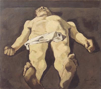 Der tote Christus Kunstdruck