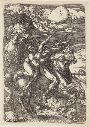 Abduction of Proserpine on a Unicorn Kunstdruck