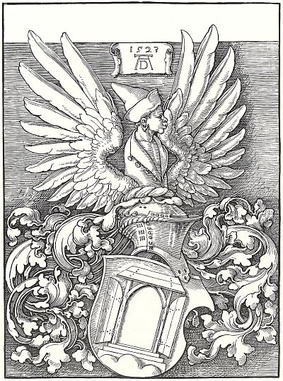 Wappen Duerers von Albrecht Dürer/Illustrationen als Kunstdruck auf Leinwand