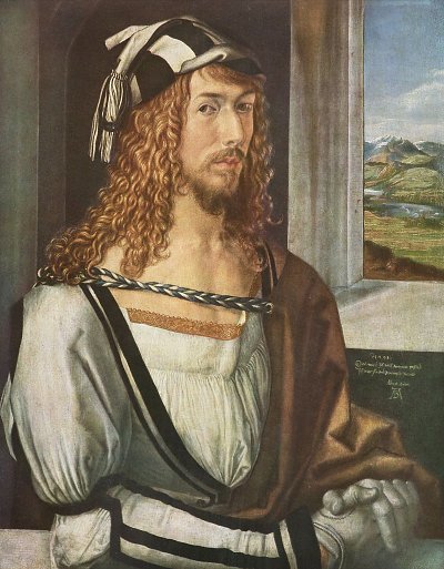 Selbstportraet 1 von Albrecht Dürer als Kunstdruck auf Leinwand