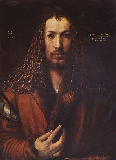 Selbstportraet 2 von Albrecht Dürer als Kunstdruck auf Leinwand