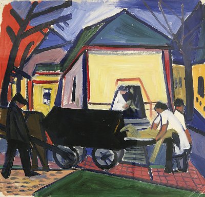 Hospital aides von Alexander Bogomazov als Kunstdruck auf Leinwand