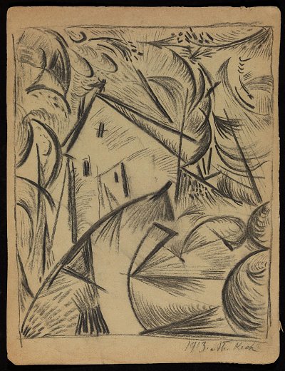 Kiev von Alexander Bogomazov als Kunstdruck auf Leinwand