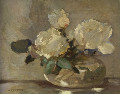 Blumenstilleben von Alexander-Koester als Kunstdruck auf Leinwand