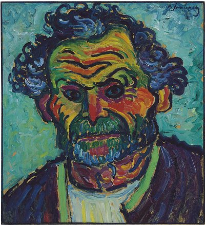 Bauer von Alexej von Jawlensky als Kunstdruck auf Leinwand