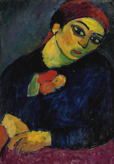 Helene von Alexej von Jawlensky als Kunstdruck auf Leinwand