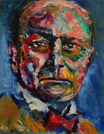 Portrait of alexej von jawlensky von Alexej von Jawlensky als Kunstdruck auf Leinwand