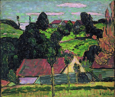 Sommertag von Alexej von Jawlensky als Kunstdruck auf Leinwand