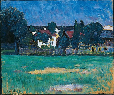 Wasserburg Landscape von Alexej von Jawlensky als Kunstdruck auf Leinwand