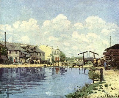 Kanal von Alfred Sisley als Kunstdruck auf Leinwand
