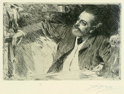 Antonin Proust von Anders Zorn als Kunstdruck auf Leinwand